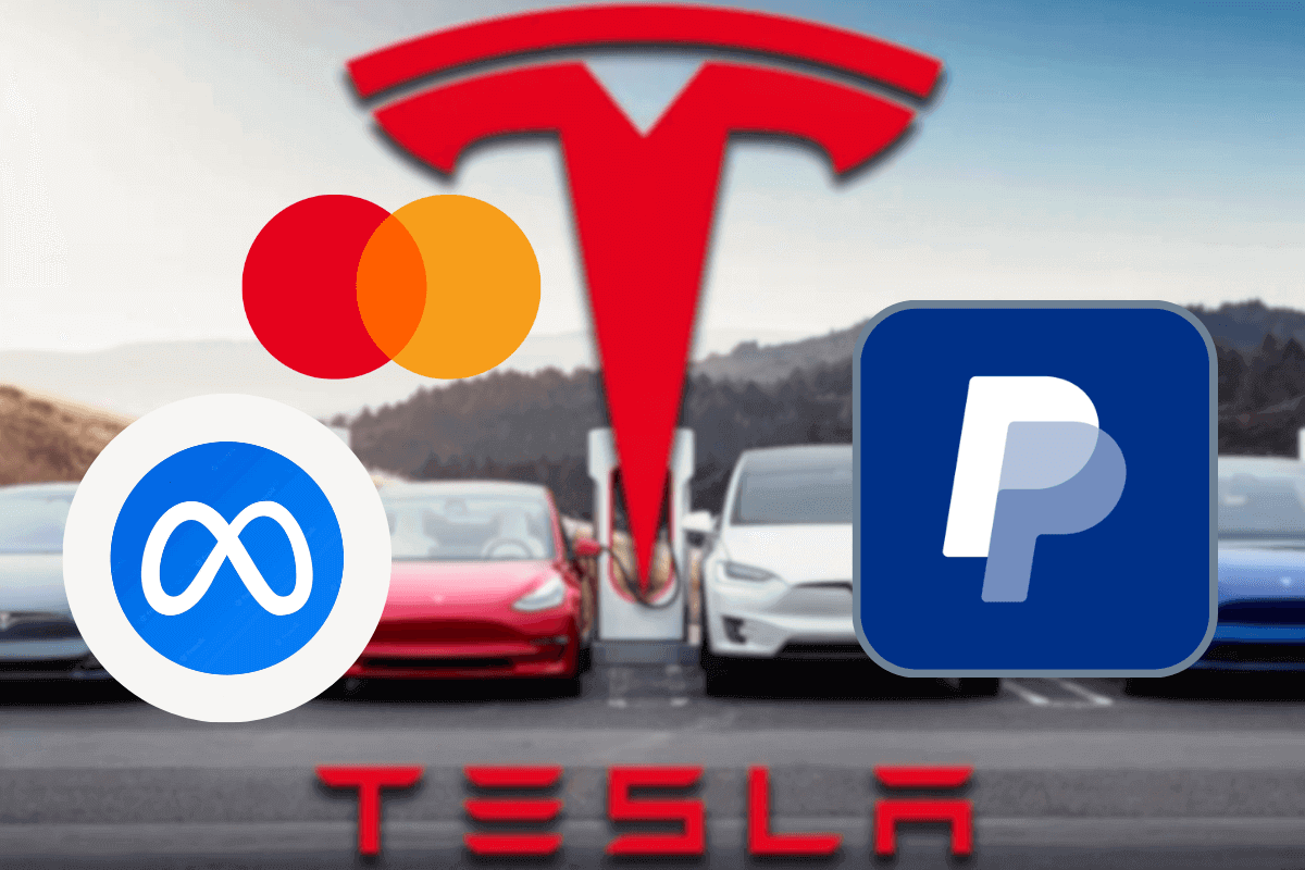 Tesla против Meta, Mastercard и PayPal