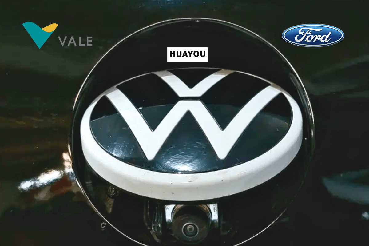 Volkswagen объявляет о сотрудничестве с Vale, Ford и Huayou