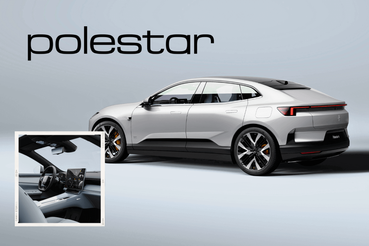 Polestar анонсирует новый электромобиль с большим экраном высокого разрешения вместо заднего стекла