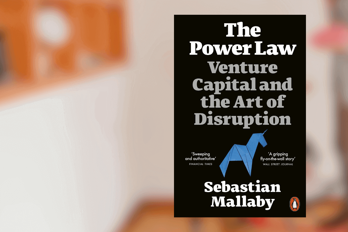 Список лучших книг 2022 года о технологиях по мнению Financial Time: The Power Law: Venture Capital and the Art of Disruption, Себастьян Маллаби