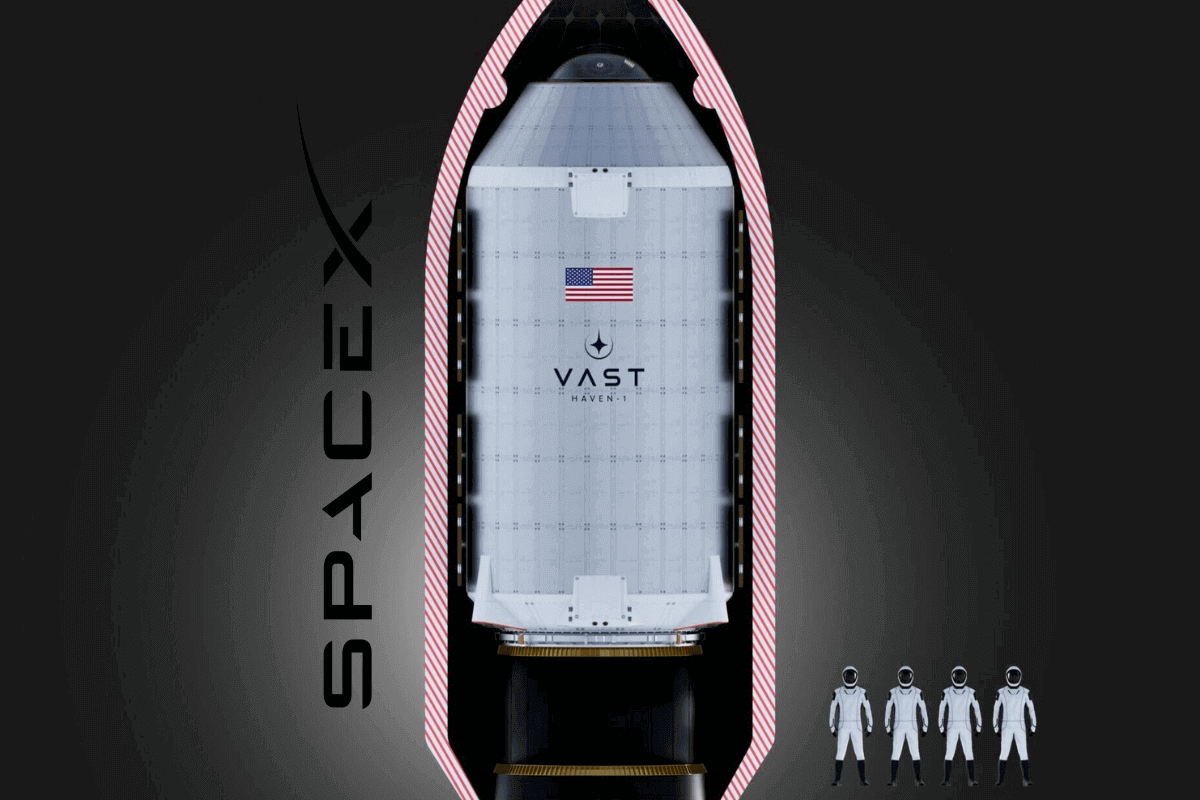 Космический стартап Vast сотрудничает со SpaceX 