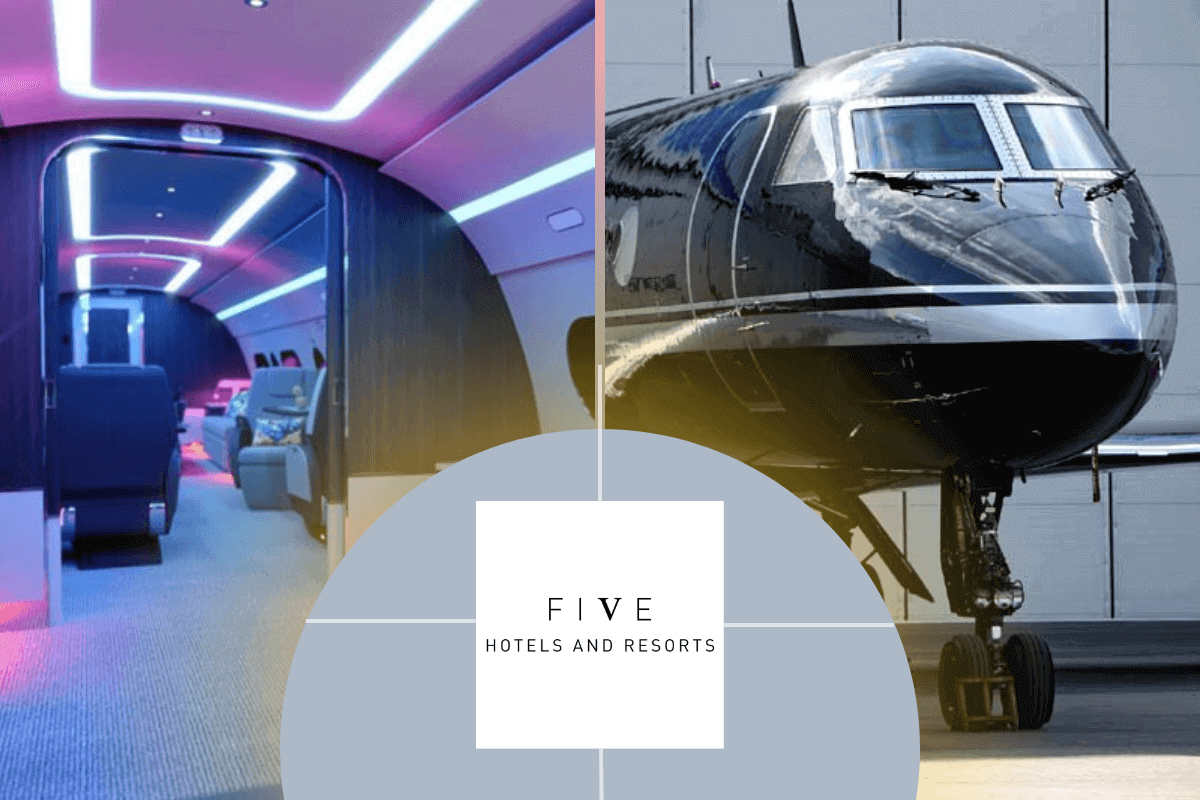 Five Hotels and Resorts анонсирует новый сервис аренды роскошного частного самолета для вечеринок «в небе»