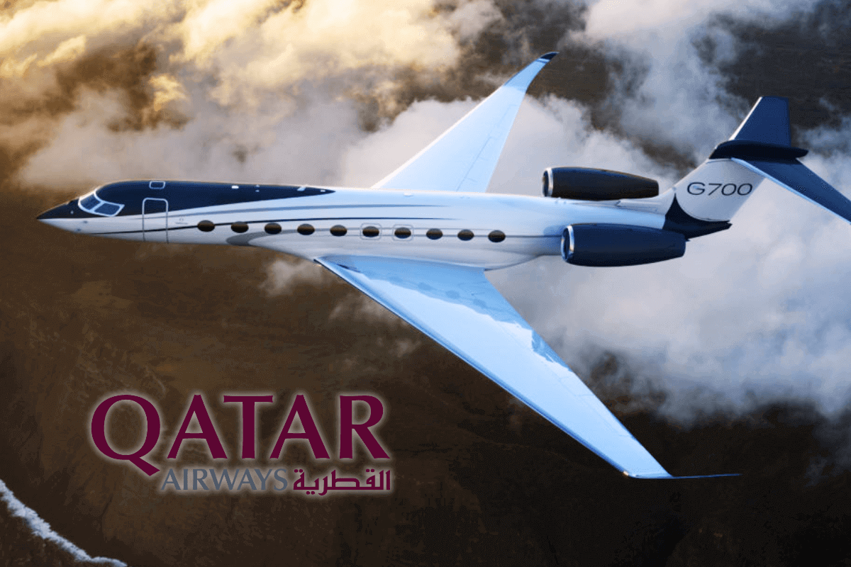 Новый частный самолет Gulfstream G700 от Qatar Airways