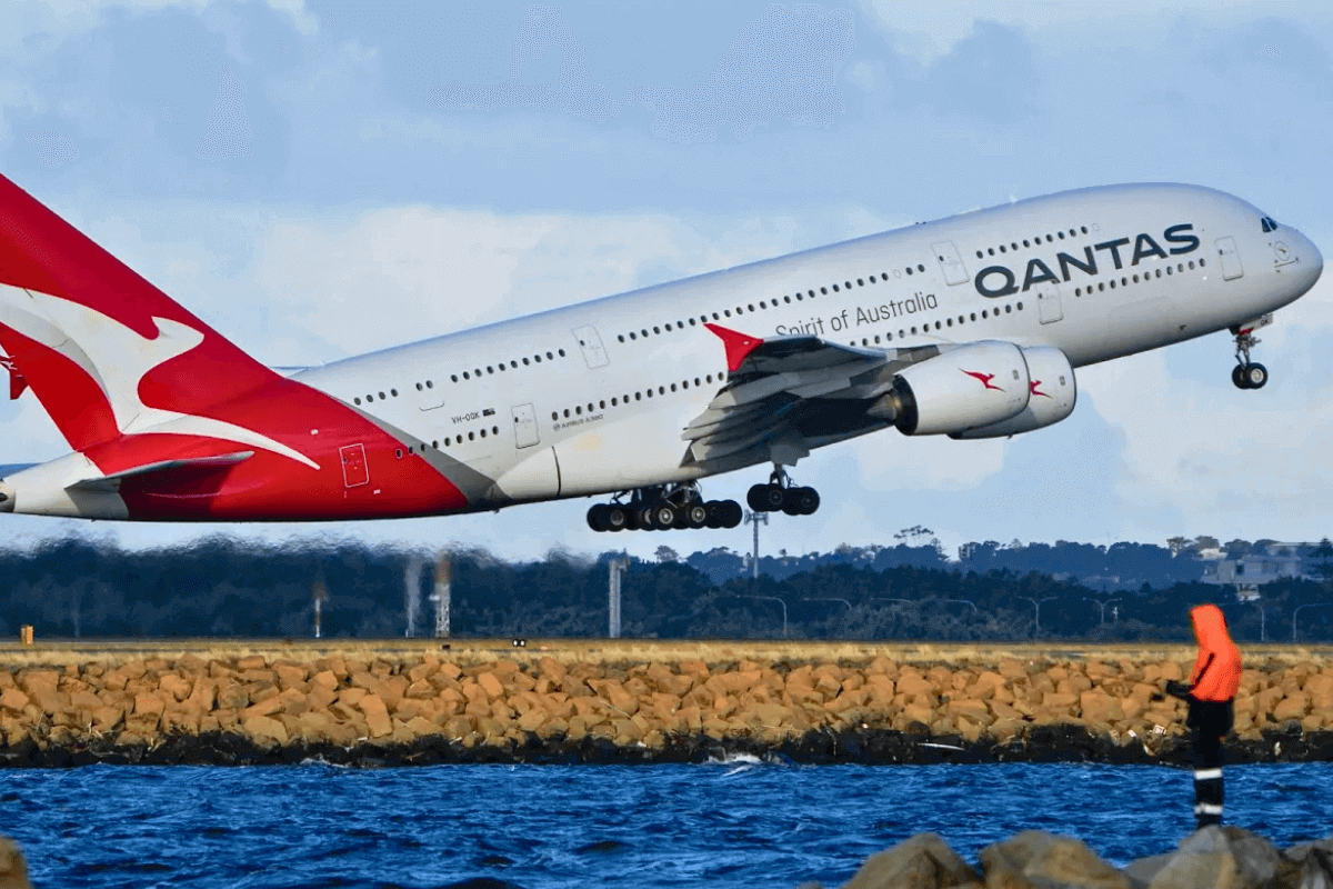 Qantas над Сиднеем