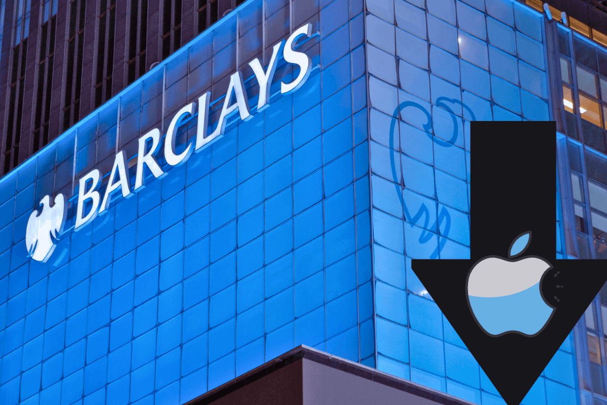 Barclays снижает прогноз по акциям Apple