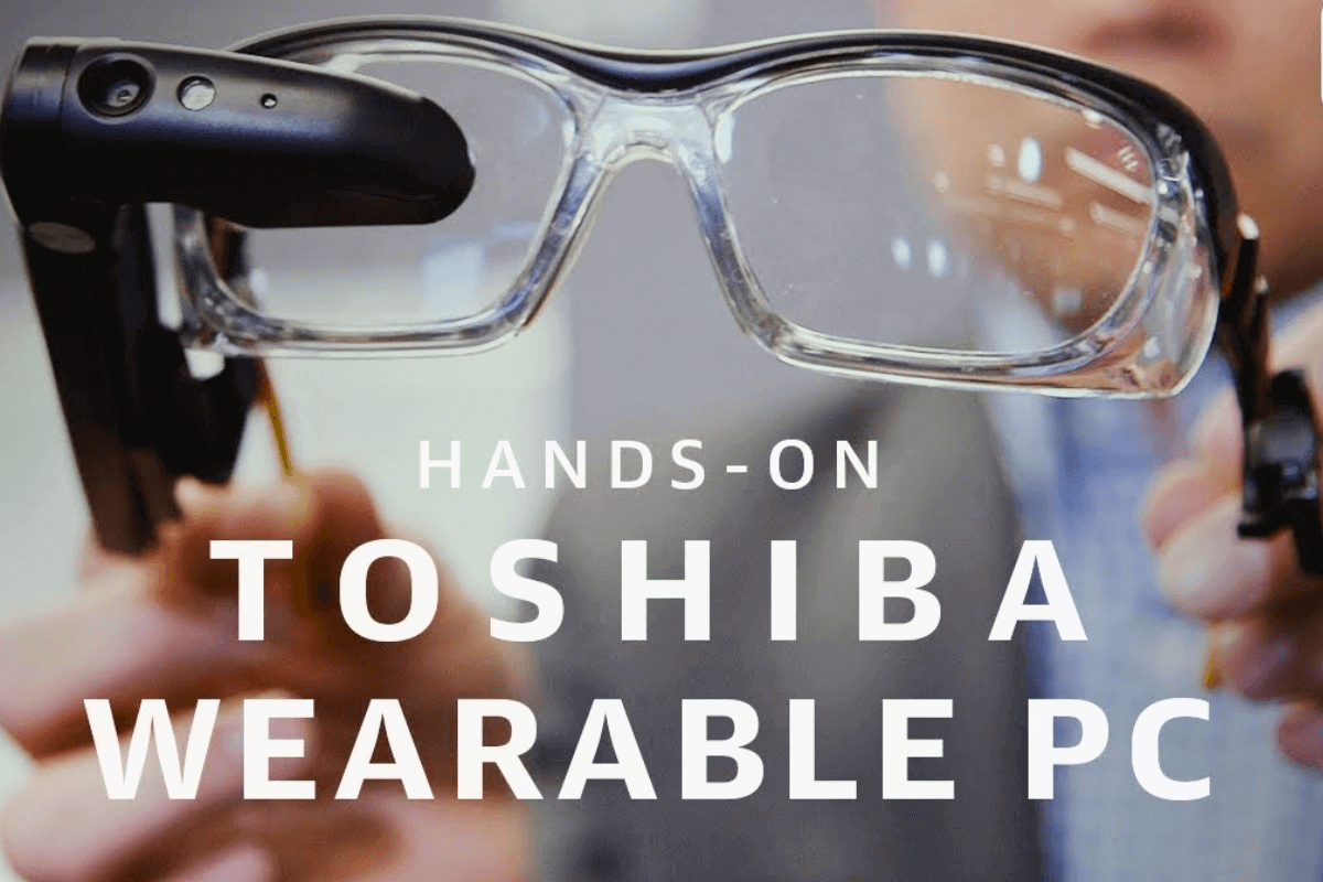 Топ-15 смарт-очков для будущего: Toshiba dynaEdge AR Smart Glasses