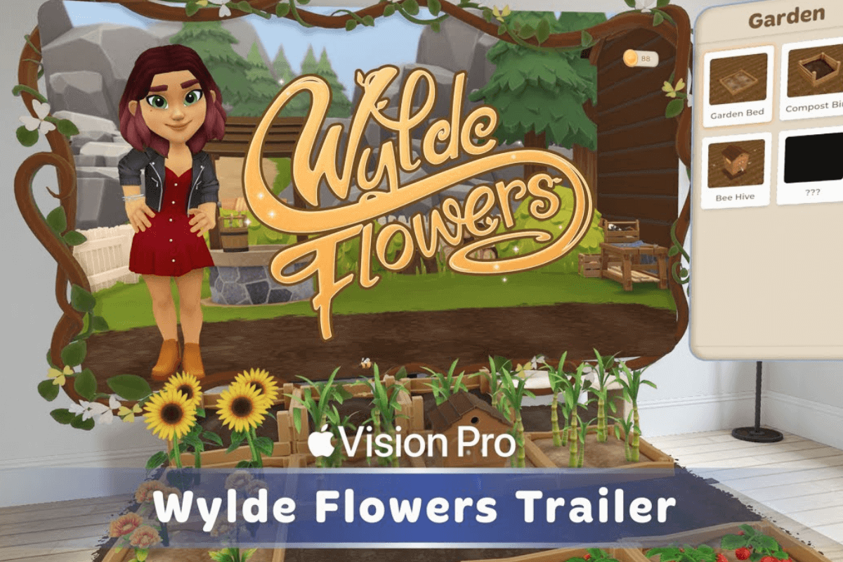 15 отличных игр для Apple Vision Pro, в которые вам стоит сыграть: Wylde Flowers