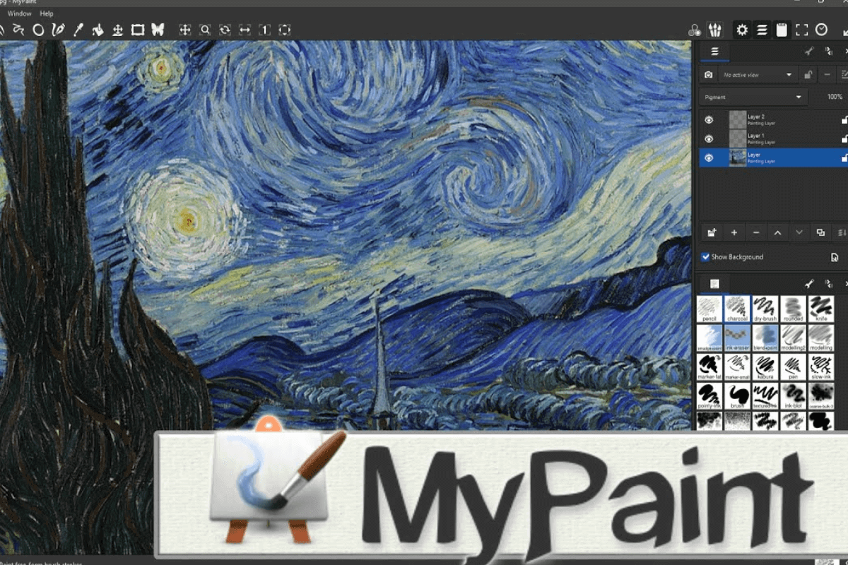 Лучшие программы для рисования в 2024 году: MyPaint — приложение для планшетов, широкий выбор кистей и инструментов