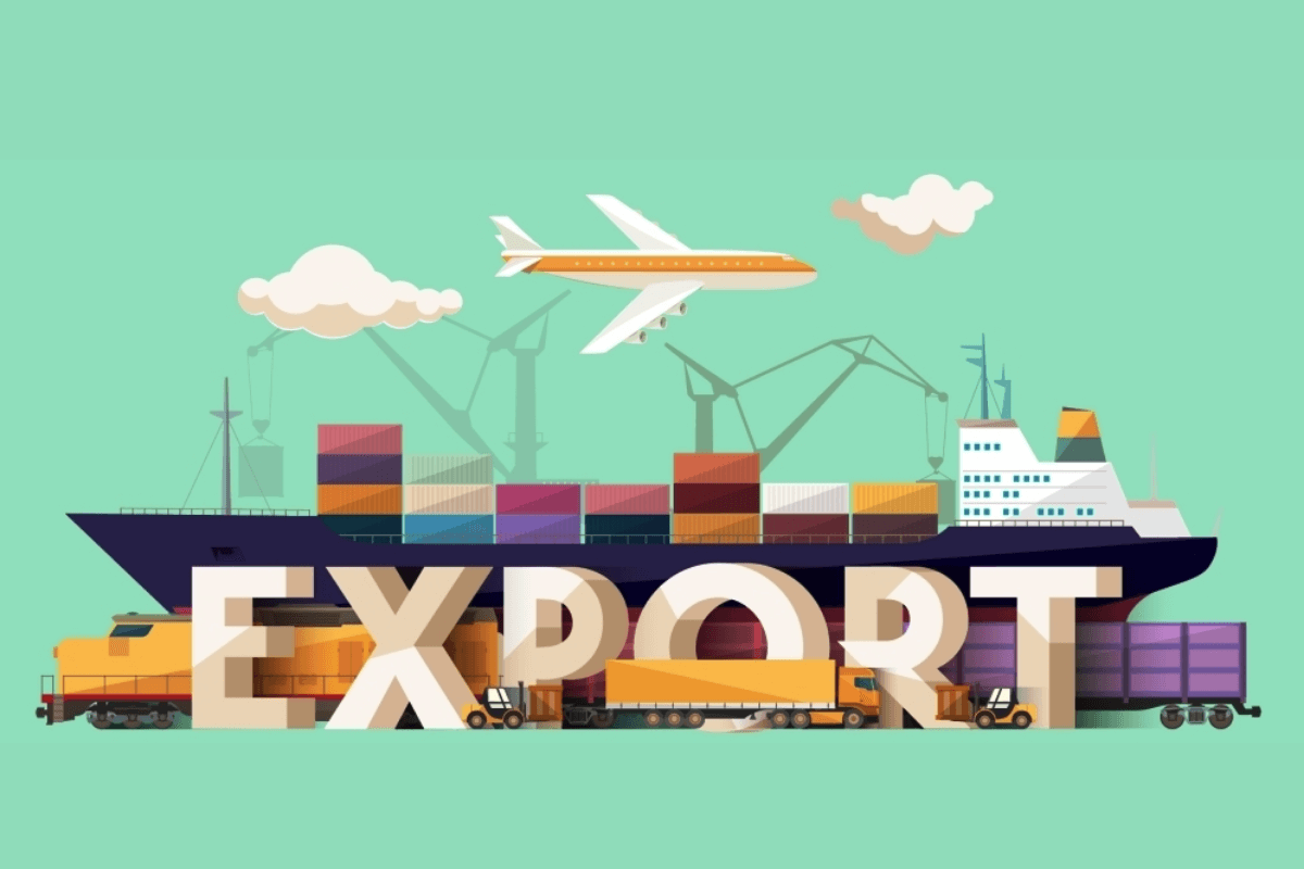 Экспорт иллюстрация