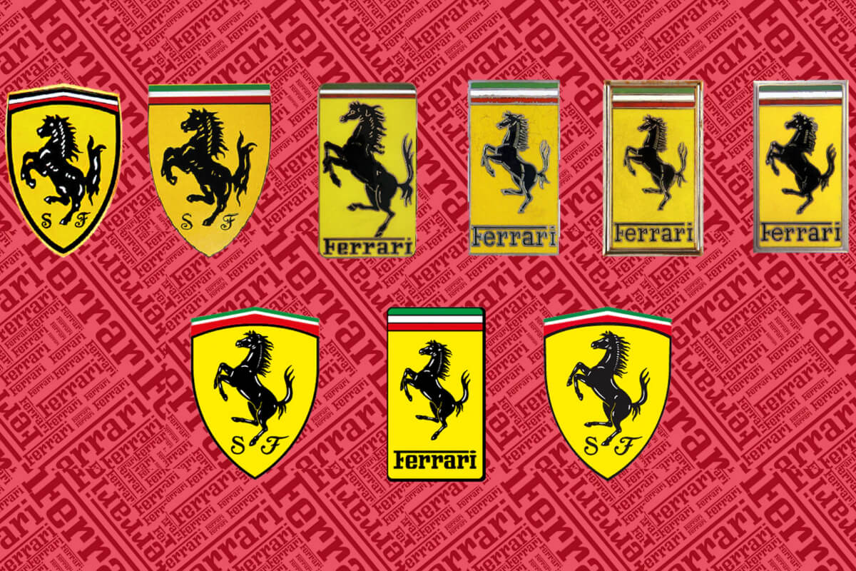 История развития логотипа Феррари